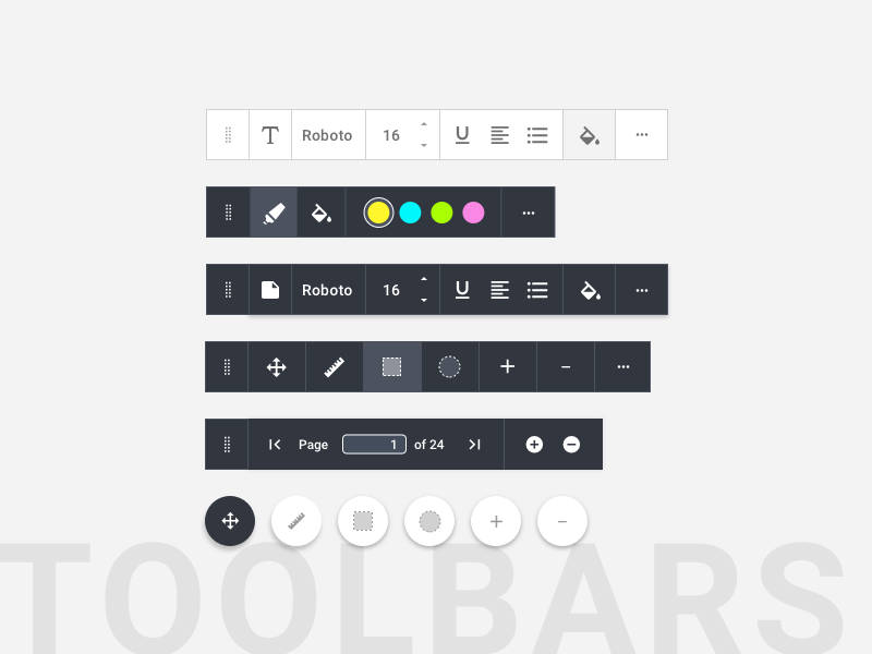 Toolbars designs, themes, templates and downloadable graphic elements ...