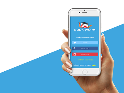 Bookworm App design desktop devices illustration mobile ui ux vector