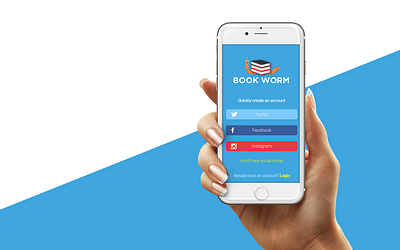 Bookworm App design desktop devices illustration mobile ui ux vector