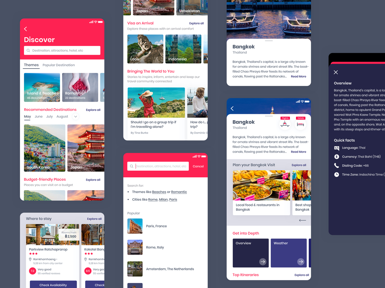 Rehlat - Discover Destination by Nesar Ahmad on Dribbble