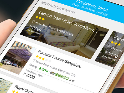 Hotel Listing booking hotel ios listing ui