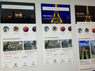 GetYourGuide activities android getyourguide guide life night paris search theme tours travel visuals