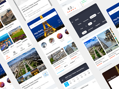 GetYourGuide android booking reviews tickets travel ui visuals