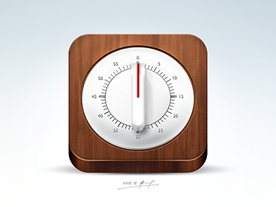 Kitchen Timer Icon icon icon app ios kitchen timer timer wood