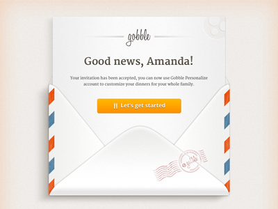 Gobble Email Letter