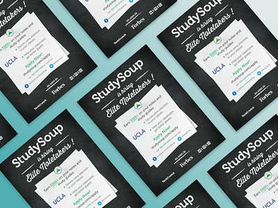 Studysoup Elite Notetaker Flyer Design