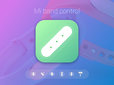 Mi band control by Andrey Yanushkov on Dribbble