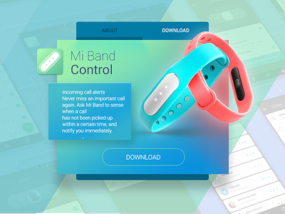 Mi Band Control android app fitness fitnesstracker miband notification smart sport tracker xiaomi