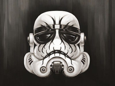Black Metal Storm Trooper black metal speedpaint star wars storm trooper