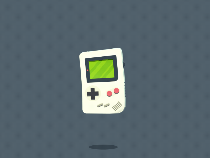 GameChap after effects doodle gameboy gif modo motion
