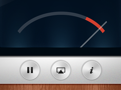 App interface airplay app gui interface iphone radio vu