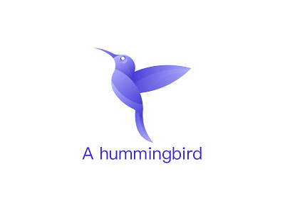 A hummingbird ico logo