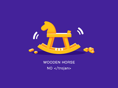 wooden horse horse illustrator wooden