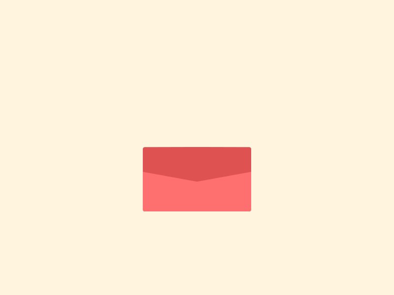 Mail opening animation