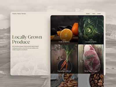 eCommerce Produce Collection Page