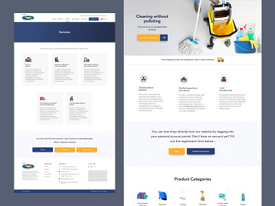 Cleaning Product Layout creative design layout sketch uiux web
