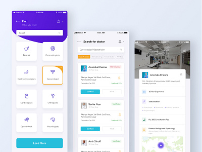 MEDICAL APP app appointment branding creative design details doctor lab layout medical medical pharmaceutical modern online pharmacy schedule sketch treatment ui uiux