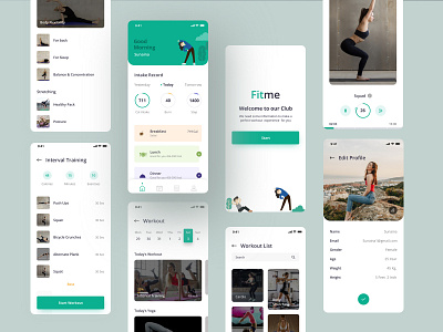 Fitness App app body building creative design fitness fitness app fitness tracker gym health health tracker ios app design layout sketch tracker uiux workout workout app workout tracker yoga yoga app