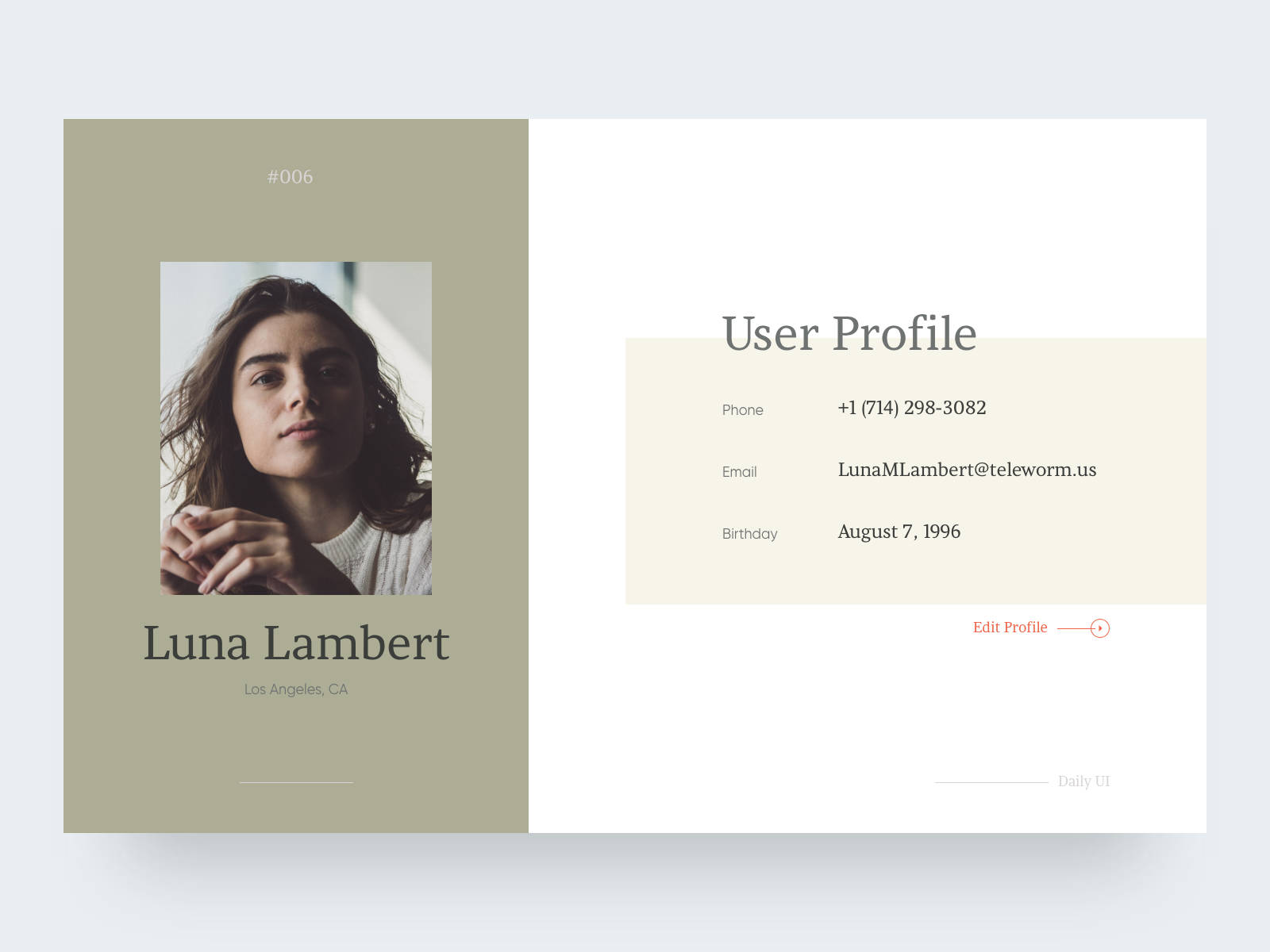 user profile photo