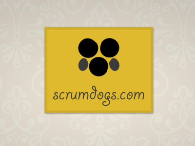 Scrumdogs - Landingpage dog ladingpage logo prototype scrum table