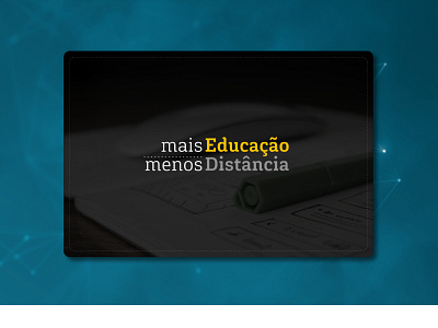 Mais Educação Menos Distância branding design logo typography