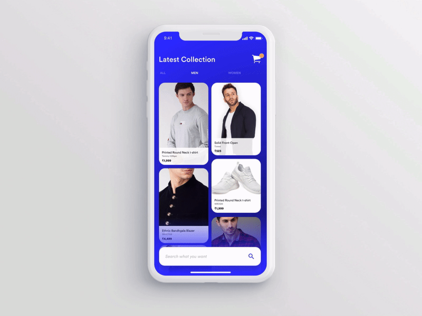 Bottom Search on ios app concept #dailyui adobe xd android app app design auto animate design illustration ios ui ui animation uidesign ux
