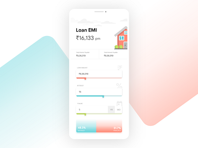 Loan EMI Calculator #dailyui #004