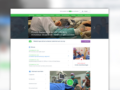 New project #nva blue clean green health layout ui website white