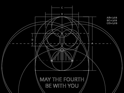 May the force be with you, Alexandre Wollner! alexandrewollner circle darthvader goldenratio goldensection starwars