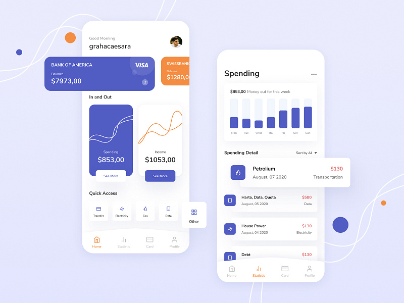 Finance App Management by grahacaesara ☘️ for Pixelz on Dribbble