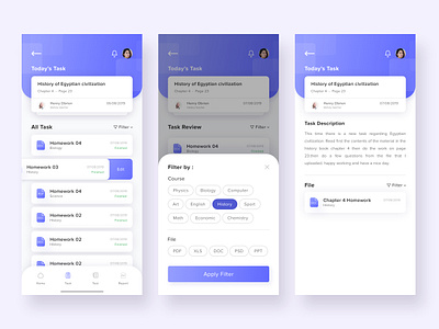 Get Study Mobile App by grahacaesara ☘️ for Pixelz on Dribbble