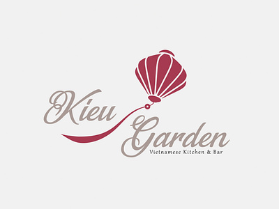 Kieu Garden Restaurant's logo asian cusine cusion design hoian hue huynhvanlong logo old oldtown tradition valorhuynh valorstudio vietnam