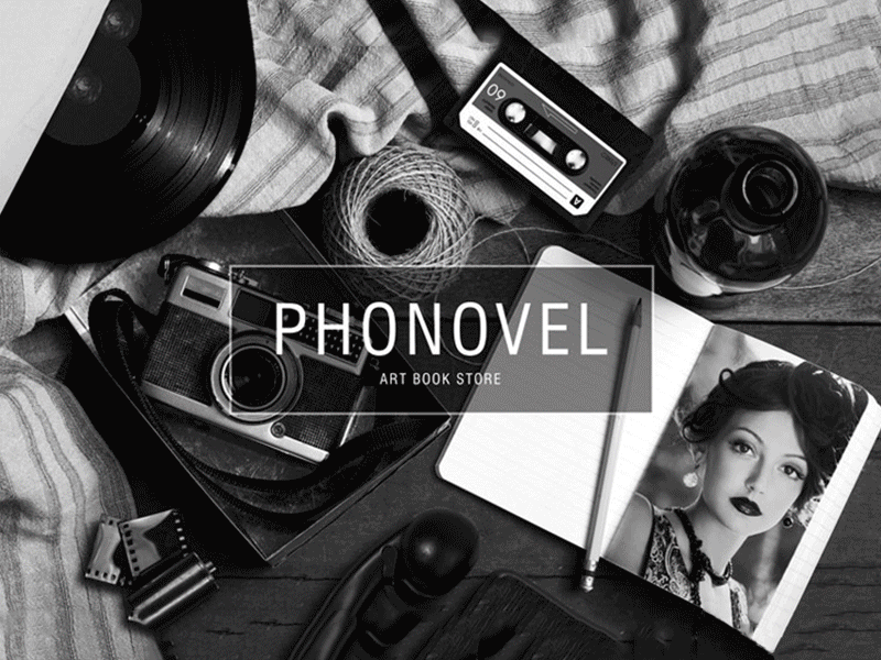 Phonovel website app brand graphic huynhvanlong logo long ui ux valor valorhuynh vietnam