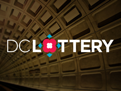 Logo: D.C. Lottery brand branding d.c. district of columbia identity logo lottery washington