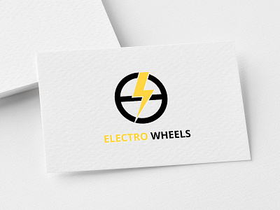 Electro Wheels Logo design elector vehicle electric electric car illustration illustrator logo logo illustrator logodesign