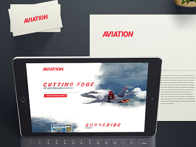 Aviation Promotion aviation brand flight landing page promo