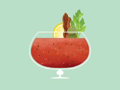 Bloody Mary cocktail cooking drawing food illustration lifestyle