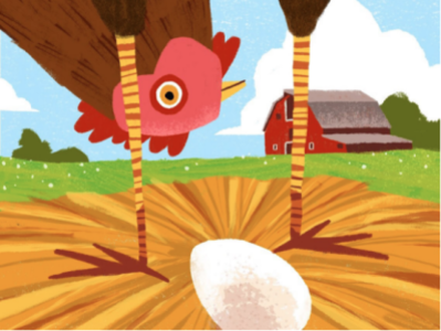 Chicken & Egg animal chicken childrens farm illustration storybook