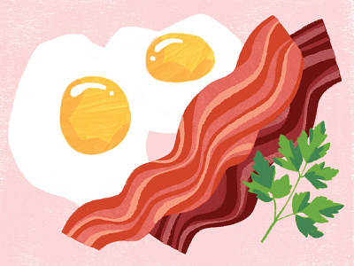 Eggs & Bacon breakfast cooking drawing food food and drink foodie illustration lifestyle spot