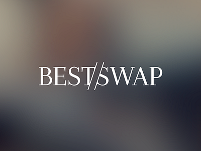 Best Swap, logo fashion logo simple stylish swap typography white