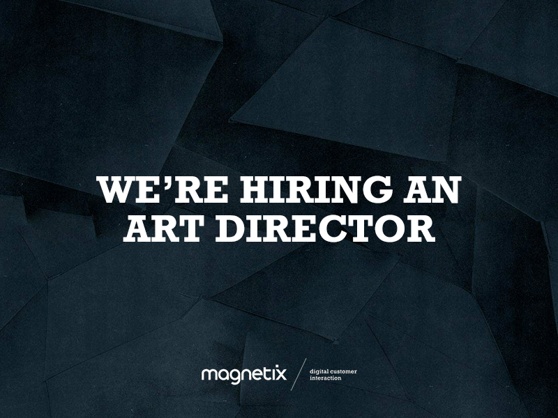 Magnetix is hiring agency art director artdirector creative hiring hiring art director job magnetix work