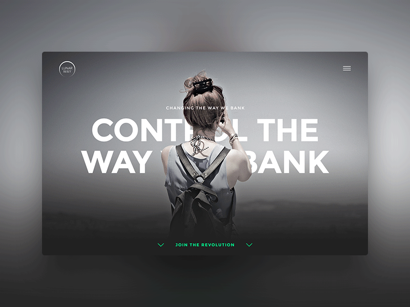 Splash Pages banking concept design splash typography youth