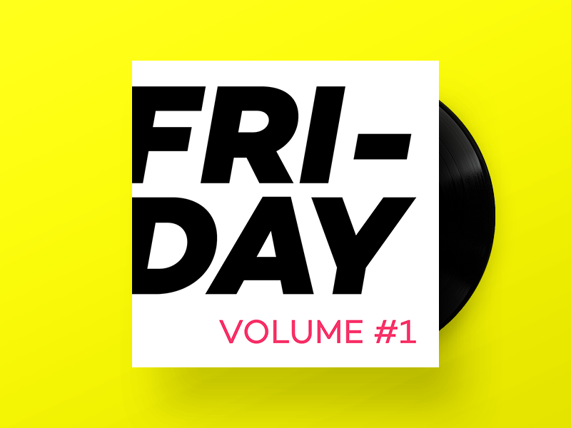 Lunar Way Friday Vol. 1 music playlist record vinyl album cover soundcloud