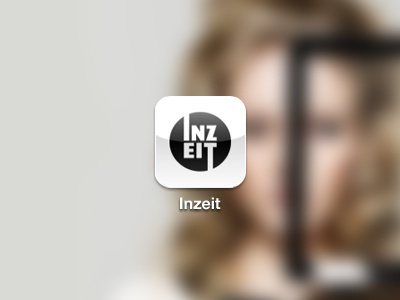 Inzeit webapp Icon app design icon interface inzeit ios iphone mobile ui webapp webdesign website