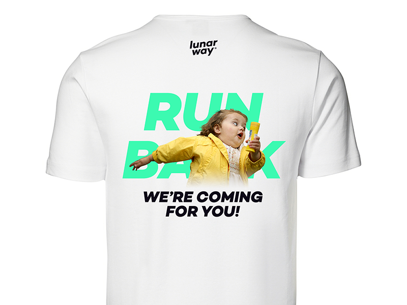 Run Bank - We're coming for you! meme run design t-shirt