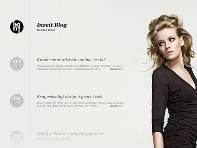 Inzeit Blog [RESPONSIVE] blog design inzeit layout media responsive webapp webdesign