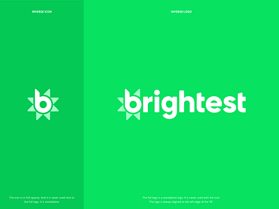 Brightest.io Logo branding logo logo design software
