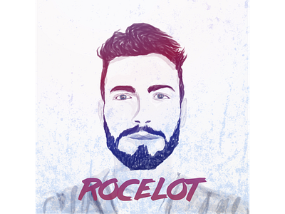 Rocelot illustration self portrait