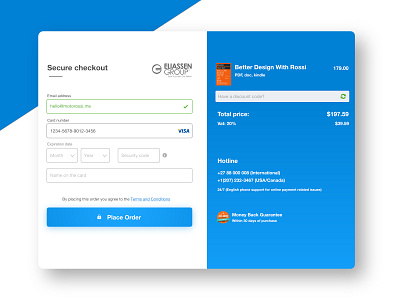 Secure Checkout checkout checkout form form design