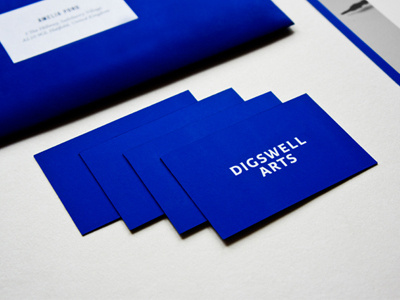 Digswell Arts branding design graphic design identity layout logo stationary student work